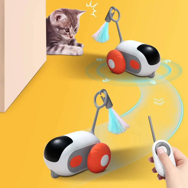 Smart Interactive Cat Toy Ball Toy Car Remote Control - Ivory Joy