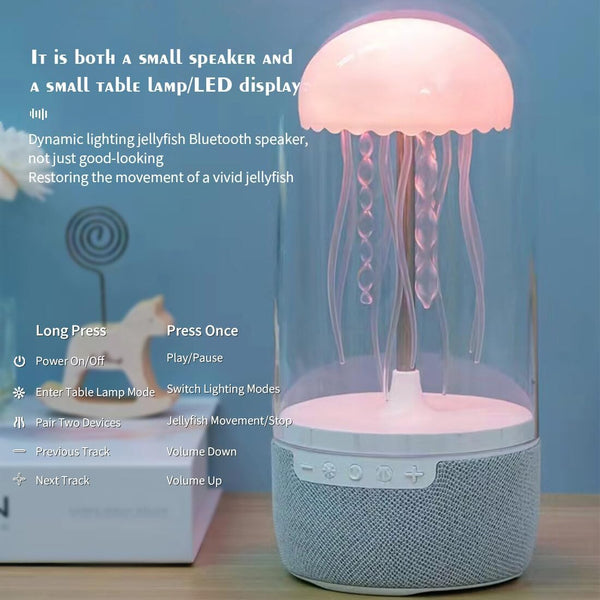 LED Colorful Jellyfish Bluetooth Speaker - Ivory Joy