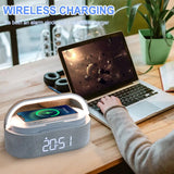 Wireless Charging Pad Alarm Clock - Ivory Joy