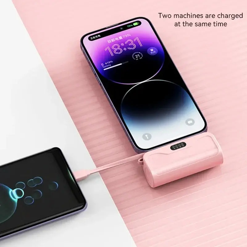 Mini Wireless Power Bank - Fast Charging - Ivory Joy