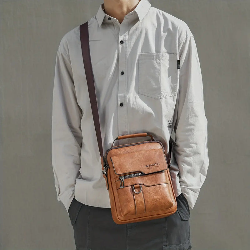 Men's  Messenger Bag - Ivory Joy