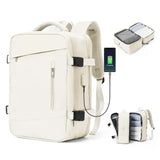 Expandable Anti-Theft Travel Backpack - Ivory Joy