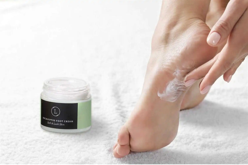 Eucalyptus Shea Butter Foot Cream with CBD (THC free) - Ivory Joy