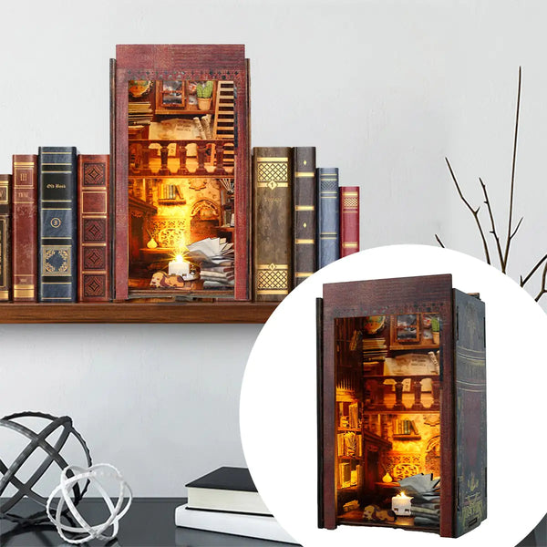 Bookshelf Insert Diorama Puzzle - Ivory Joy