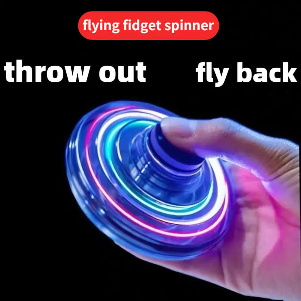 New Flying Spinner Drone: USB Charging Mini Interactive Toy - Ivory Joy