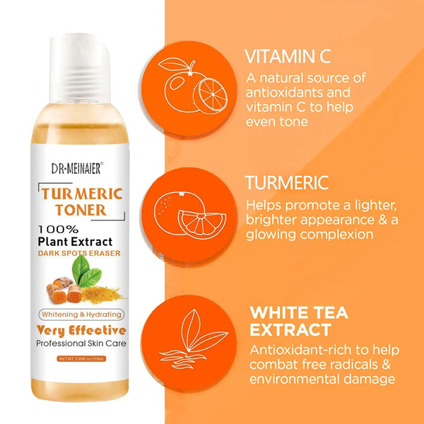 Turmeric Moisturizing Toner Acne Remover - Ivory Joy