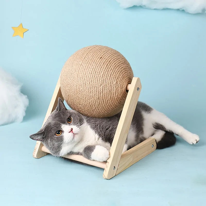 Cat Scratching Ball - Ivory Joy