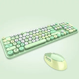 Wireless Round Keycap Keyboard Set - Ivory Joy