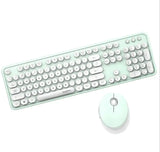 Wireless Round Keycap Keyboard Set - Ivory Joy