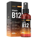 B12 Liquid Spray Vitamin B12 Drops for Energy and Nerve Function Support 2 Fl Oz - Ivory Joy