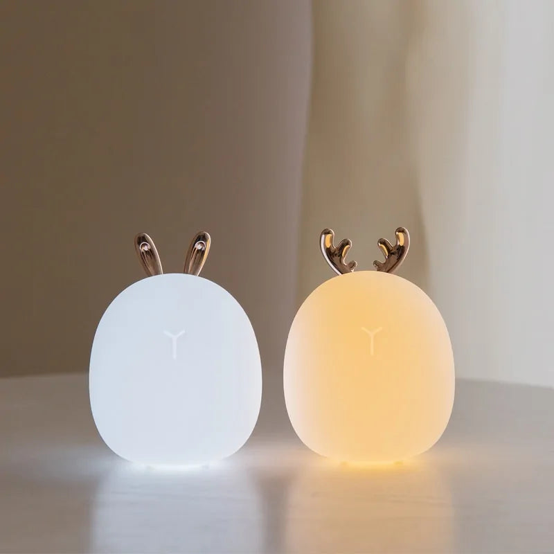 Dimmable LED Silicone Lamp - Ivory Joy