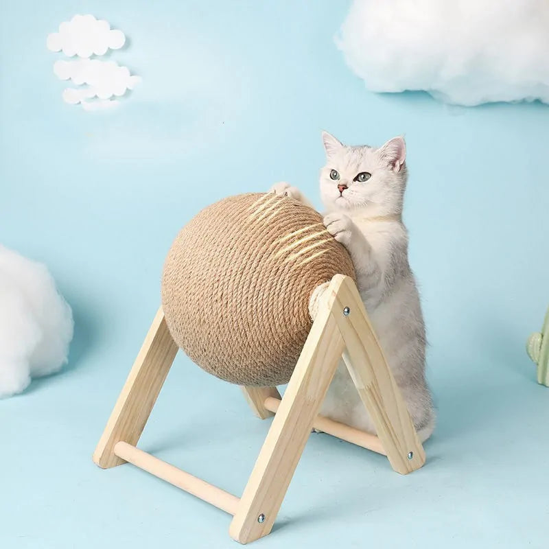 Cat Scratching Ball - Ivory Joy