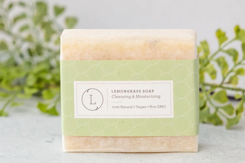 Lemongrass Natural Soap Bar, Handmade Body Soap Gift - Ivory Joy