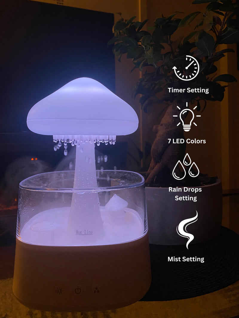 Mushroom Rain Cloud Air Humidifier - Ivory Joy