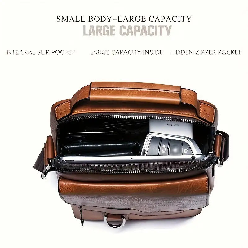 Men's  Messenger Bag - Ivory Joy