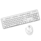 Wireless Round Keycap Keyboard Set - Ivory Joy